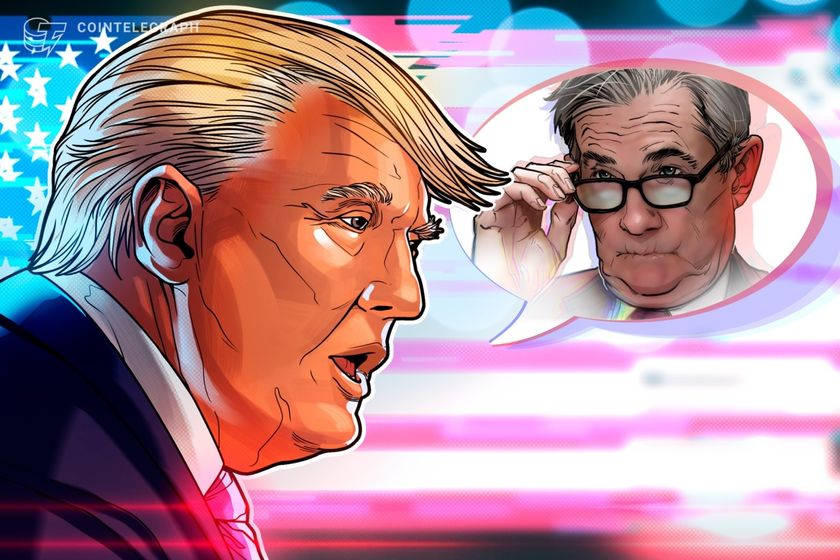US dollar, stocks tumble and crypto gains as Trump amps up pressure on Fed